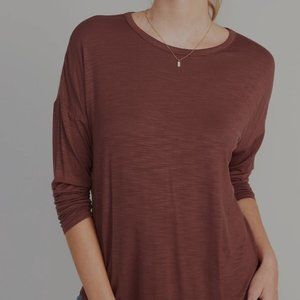 NWT Old Navy Luxe Slub-Knit Tunic T-Shirt